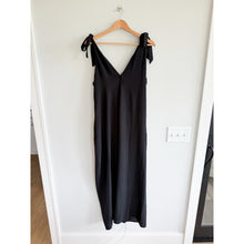 Load image into Gallery viewer, Whiteroom + Cactus Sardinia Sleeveless Tie Shoulder Strap Jumpsuit Black M NWT

