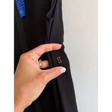 Load image into Gallery viewer, Kit and Ace Ryder Sleeveless Silk High Neck Boxy Mini Dress Black 12
