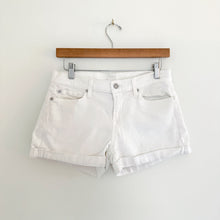 Load image into Gallery viewer, 7 For All Mankind Rolled Hem Shorts White
