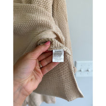Load image into Gallery viewer, By Together Knit Henley Neck Long Sleeve Wide Leg Lounge Set Cream M
