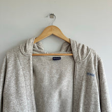 Load image into Gallery viewer, Columbia Reel Cozy Hooded Open Cardigan Sweatshirt Heathered Cream S
