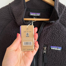 Load image into Gallery viewer, Patagonia Retro Pile Fleece Zip Up Jacket Black XXL NWT
