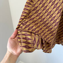 Load image into Gallery viewer, Free People Good 4 U Tribal-Inspired Print Midi Wrap Skirt Brown 4
