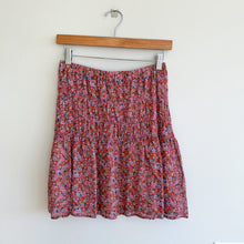 Load image into Gallery viewer, Sanctuary Sweeter Floral Print Ruffle Tiered Mini Skirt Red S
