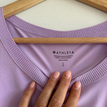 Load image into Gallery viewer, Athleta Seasoft Midi Dress in Orchid Purple L
