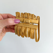 Load image into Gallery viewer, Vintage Alexis Kirk Textured Multi Strand Wide Cuff Bracelet Gold
