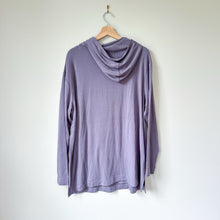 Load image into Gallery viewer, Kit And Ace Brushed Weekend Hoodie Relaxed Fit Pullover Dusk Purple XL NWT
