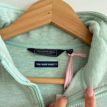 Load image into Gallery viewer, Vineyard Vines Dreamcloth The Shep Shirt Relaxed Pullover Aqua Haze Heather NWT
