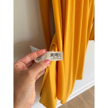 Load image into Gallery viewer, BCBGMAXAZRIA Sleeveless Handkerchief Hem V-Neck Mini Dress Yellow XS
