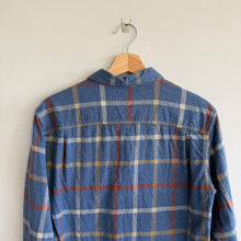 Load image into Gallery viewer, Patagonia Fjord Flannel Plaid Organic Cotton Button Up Shirt Blue S
