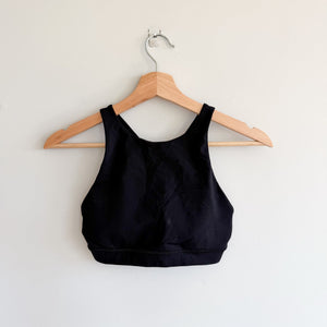 Lululemon Energy Bra High Neck Criss Cross Strap Activewear Sports Bra Black 4