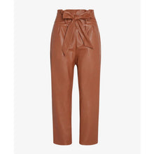 Load image into Gallery viewer, Commando Faux Leather Cropped Paper Bag Pants Brown M
