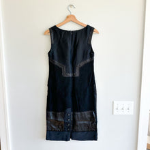 Load image into Gallery viewer, Zac Posen Square Neck Sleeveless Mini Sheath Dress Black 0
