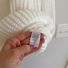 Load image into Gallery viewer, Urban Outfitters BP. Slouchy Knit Crew Neck Long Sleeve Pullover Sweater White L
