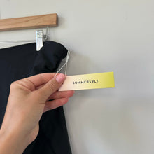 Load image into Gallery viewer, Summersalt The Ruched Swim Skirt Black L NWT
