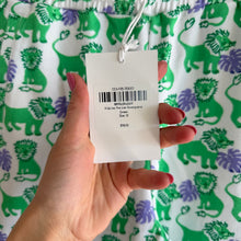 Load image into Gallery viewer, Roller Rabbit Leo The Lion Print Cotton Sweatpants Green Kid's 12 NWT
