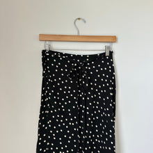 Load image into Gallery viewer, Free People Thats A Wrap High Rise Polka Dot Maxi Skirt Black White S
