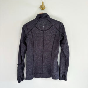 Lululemon Rebel Runner Zip Up Slim Fit Activewear Jacket Black 4