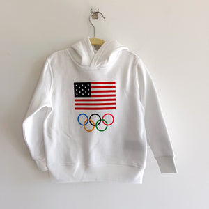 Polo Ralph Lauren Team USA Winter Olympics '26 Hoodie Sweatshirt White 4 NWT