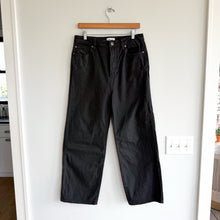 Load image into Gallery viewer, Rowan Merilee 5-Pocket Canvas High Rise Wide Leg Pants Green 30
