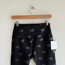 Load image into Gallery viewer, Beyond Yoga Butterfly Shine High-Waisted Midi Leggings Black Blue M NWT
