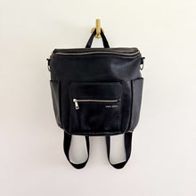 Load image into Gallery viewer, Fawn Design  Zip-Around Convertible Backpack Black
