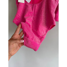 Load image into Gallery viewer, Good American Sparkle Show Off Underwire One Piece Swimsuit Skirt Set Pink 2 NWT

