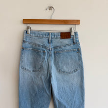 Load image into Gallery viewer, Madewell The Perfect Vintage Full-Length Denim High Rise Straight Jeans Blue 26
