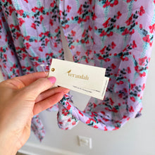 Load image into Gallery viewer, Verandah Lilac Floral Jharoka Print Lightweight Rectangular Scarf One Size NWT
