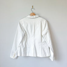 Load image into Gallery viewer, Anthropologie Single-Breasted Notch Lapel Long Sleeve Blazer White 12
