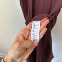 Load image into Gallery viewer, Michael Stars Wren Ribbed Midi Dress Espresso Brown M
