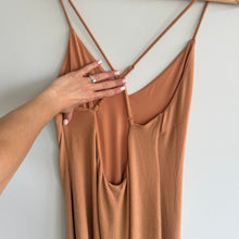 Load image into Gallery viewer, NBD Revolve Metallic V-Neck Strappy High Slit Maxi Evening Dress L NWT
