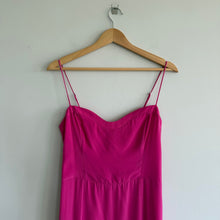 Load image into Gallery viewer, Abercrombie &amp; Fitch Camille Sleeveless Smocked Midi Dress Pink MT
