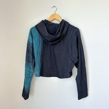 Load image into Gallery viewer, Lululemon Varsa Lab Ombre Hoodie Pullover Aurora Glow Jacquard Black Navy S
