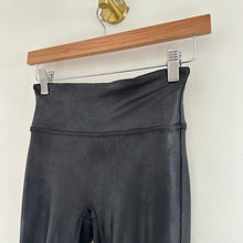 Load image into Gallery viewer, Spanx Faux Leather High Rise Pull On Leggings Black S
