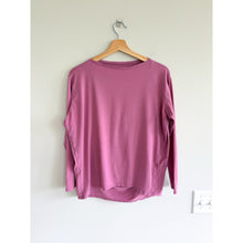 Load image into Gallery viewer, Lululemon Back in Action Long-Sleeve Relaxed Silhouette Shirt Pink
