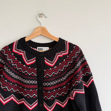 Load image into Gallery viewer, Beach Riot x Anthropologie Zigzag Seraphine Knit Button Front Cardigan M
