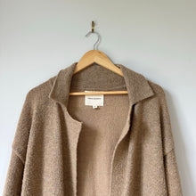 Load image into Gallery viewer, Thread &amp; Supply Open-Front Long Sleeve Pocket Cardigan Sweater Beige S
