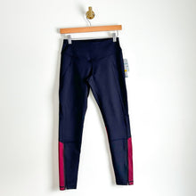 Load image into Gallery viewer, Zella Gossip Ankle Zip Mesh Hem Leggings Black S
