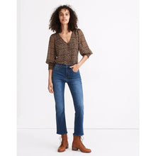 Load image into Gallery viewer, Madewell Cali Demi Boot High Rise Denim Jeans Blue 27T
