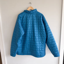 Load image into Gallery viewer, Patagonia Nano Zip Up Mock Neck Puffer Jacket Blue XXL

