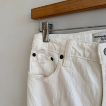 Load image into Gallery viewer, Abercrombie &amp; Fitch The Skinny High Rise Jeans White 26
