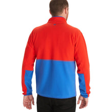 Load image into Gallery viewer, Marmot Rocklin Half Zip Fleece Pullover Victory Red / Trail Blue XXL NWT
