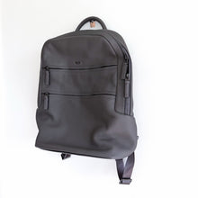 Load image into Gallery viewer, Tumi Landon Alcott Fine Pebbled Leather Backpack in Gray
