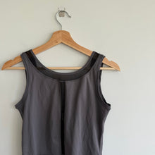 Load image into Gallery viewer, Lululemon Ride Inside Tank High Neck Top Soot Light Grey 6 NWT
