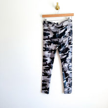 Load image into Gallery viewer, Koral Lustrous High Rise Camo Print Pull On Leggings in Lead Camo L
