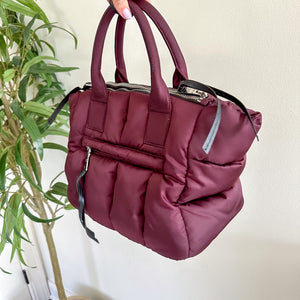 PRADA Tessuto Padded Hand Bag & Crossbody Red