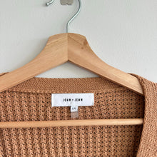 Load image into Gallery viewer, JOHN + JENN Knit Button Front Cardigan Sweater Brown L
