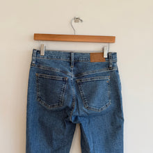 Load image into Gallery viewer, Madewell The Mid-Rise Perfect Vintage Denim Casual Tapered Jeans Blue 25

