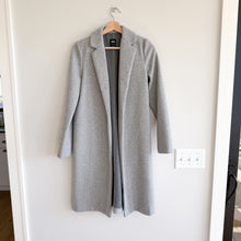Load image into Gallery viewer, Zara Mid Length Lapel Open Front Tailored Basic Coat Gray Marl S
